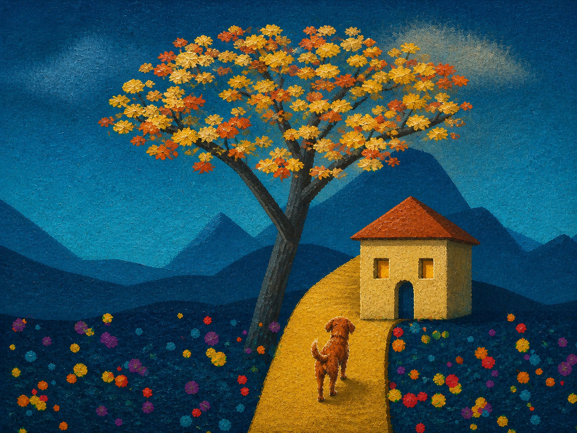 Illustrated album cover