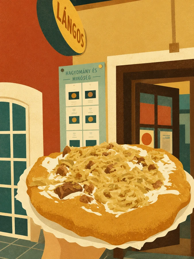 The Lángos Stand