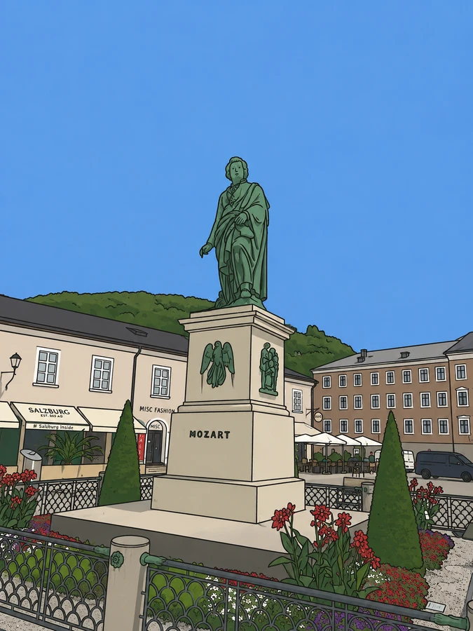 The Mozart Monument
