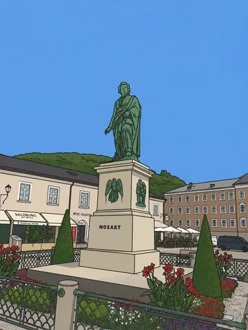 The Mozart Monument