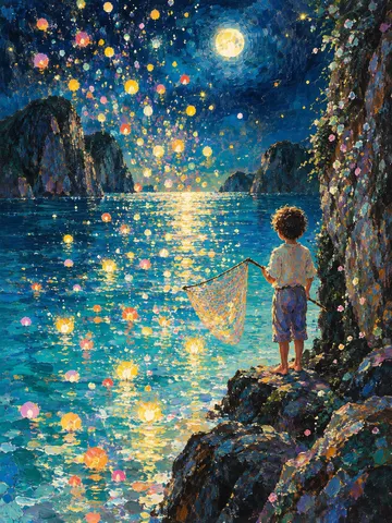Lagoon of Floating Lights